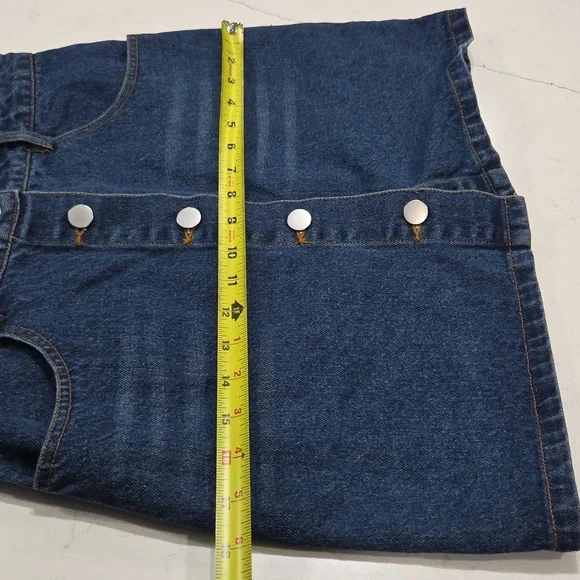 Lulu's Blue Button-Down Mini Skirt Sz Small Gengle Used - Picture 8 of 9